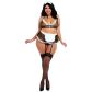 Dreamgirl Maid For You Costume Soubrette Résille Grande Taille Image du produit 1