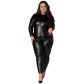 NORTIE Fetish Wetlook Combinaison Sans Entrejambe Grande Taille Image du produit 1