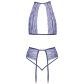 kissable Lavender Ensemble Soutien-Gorge Dos Nu et Porte-Jarretelles Image du produit 4