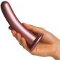 Ouch! Gode Point G Silicone Lisse 14,5 cm Image du produit avec des mains 50