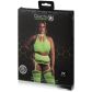 Ouch! Glow in The Dark Neon Crop Top et Bas Vert Fluo Grande Taille Image de l'emballage 90